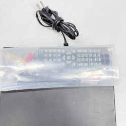 Lot 436: Sylvania SDVD1041-DG1 DVD Player with remote, AV cables, and power cord