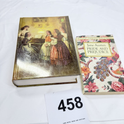 Lot 458: Little Women by Louisa May Alcott (Illustrated Junior Library, ill. Louis Jambor) hardcover & Jane Austen "Pride and Prejudice" Dover Thrift Edition paperback, 2 books