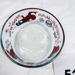 Pyrex Marvel "Spider-Man" glass mixing bowl, 1-quart