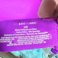 Lot 522: Assorted women's bras lot, No Boundaries & Playboy x Yandy brands, mixed sizes 32B-34C, padded/lace styles