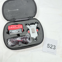 Lot 523: Laser Trac laser level kit with Precision Leveling Base, in Craftsman zippered carrying case
