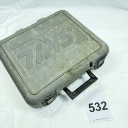 Lot 532: Skil 14.4V Warrior cordless drill with case, two batteries, work light and charger