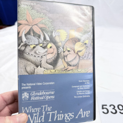 Lot 539: Vintage National Video Corporation "Where the Wild Things Are" VHS, Glyndebourne Festival Opera, Sendak/Knussen