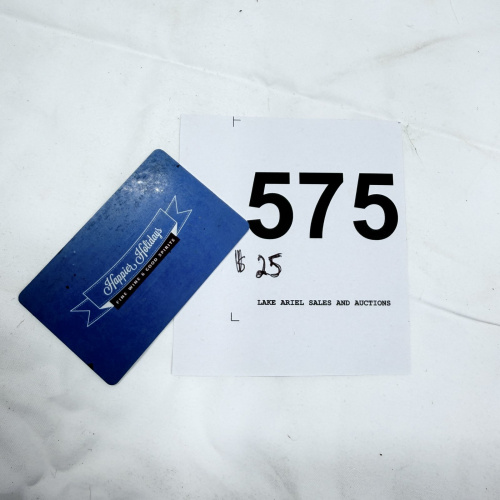 Lot 575: Fine Wine & Good Spirits $25 gift card
