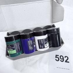 Lot 592: Smalltongue Screen Print Ink 8 Colors set, Fabric/Tissu 4 fl oz jars, Premium Quality