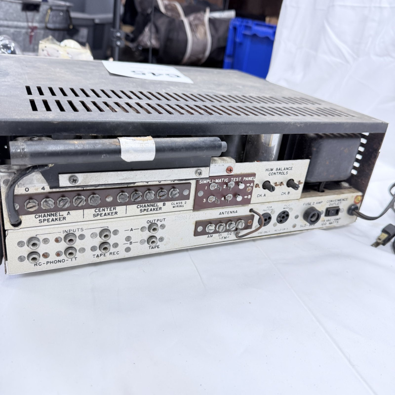 Lot 645: Vintage Pilot Model 602S Stereo AM/FM Multiplex Tuner-Amplifier, tube receiver