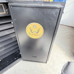 Lot 659: "World Monetary Exchange Reserve" Safe With Keys and Code